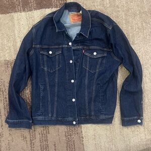 Levi's Men's Dark Blue Denim Jacket